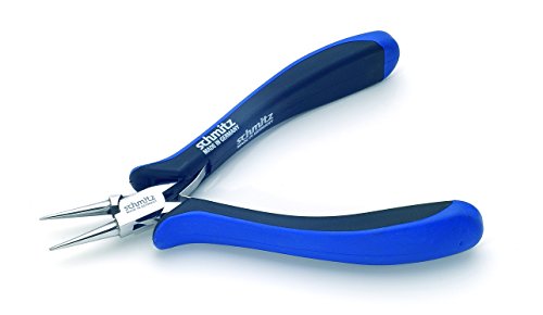 Rundzange 140mm - schmitz 4331HS22 - kurze, kräftige glatte Greif-Backen - ESD/EGB Sicher - Ableitend - Durchgestecktes Zangengelenk für den Profi - Made in Germany - Solingen Rundzange 140mm - schmitz 4331HS22 - kurze, kräftige glatte Greif-Backen - ESD/EGB Sicher - Ableitend - Durchgestecktes Zangengelenk für den Profi - Made in Germany - Solingen von schmitz