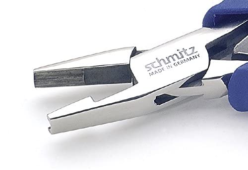 Sicken-Biegezange 140mm - schmitz 4317HS22 - biegt Drähte in gewünschte Form - ESD/EGB sicher Ableitend/Dissipative - Durchgestecktes Zangengelnek für den Profi - Made in Germany - Solingen von schmitz SPEZIALZANGEN | MADE IN GERMANY