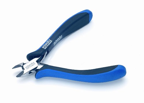 Hartmetall-Seitenschneider 125mm - schmitz 3401HS22 - ovaler Kopf mit Hartmetall-Schneiden, mit Schneidwate - ESD/EGB - Dissipative/Ableitend - Werkzeug für Profis - Made in Germany - Solingen von schmitz