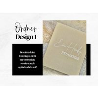 Ordner/Zeugnismappe Schule Design 1 von schmuckwert