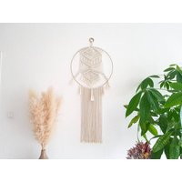 Großer Makramee Traumfänger /Wandbehang Boho/Hochzeit Macrame Dekoration von schmunzelmaedchen