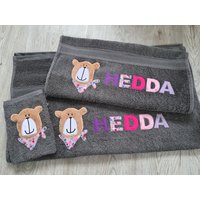 3 Teiliges Badetuch Set von schneiderinchen