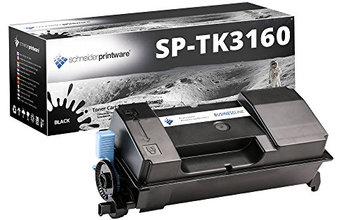 schneiderprintware 2 Toner kompatibel | Geprüft nach ISO-Norm 19752 | als Ersatz für Kyocera TK-3160 Schwarz 1T02T90NL0 | Reichweite je Toner: 14.500 Seiten von schneiderprintware