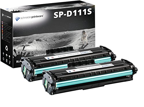 2 Schneider Printware Toner | 200 Prozent höhere Druckleistung | kompatibel zu Samsung MLT-D111S D111L für Samsung Xpress M2020 M2022 M2022W M2026 M2026W M2070 M2070F M2070FW M2070W von schneiderprintware