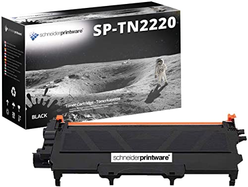 Schneider Printware Toner 10.400 Seiten kompatibel für TN-2220 / TN-2010 für Brother HL-2130 HL-2135W HL-2240 HL-2250DN HL-2270DW MFC-7360N, MFC-7460DN, MFC-7860DW, DCP-7055, DCP-7060D, DCP7065DN von schneiderprintware