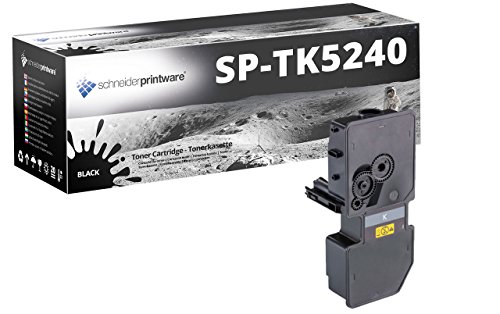 Schneider Printware Toner | 50 Prozent höhere Reichweite | kompatibel zu Kyocera TK-5240 TK-5240K schwarz für Kyocera ECOSYS M5526cdn | M5526cdw | P5026cdn | P5026cdw von schneiderprintware