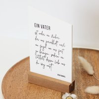Personalisierte Karte Aus Acryl Für Papa | Vater Vatertag Vatertagsgeschenk Mit Namen Geschenk Geburtstag Spruch von schoenedeko
