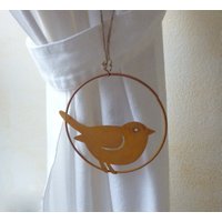 Gartendeko Rostdeko Vogel Bubi Zum Hängen 9 cm Osterdeko Deko Rostoptik Garten Türschmuck Haustür Fensterschmuck Frühling Baumschmuck von schongesehen