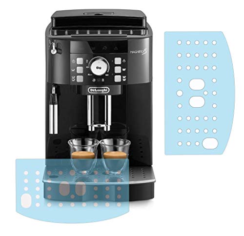 5 x Schutzfolie für Tropfblech DeLonghi Magnifica ECAM 20.116-20.116 - 21.116-21.117 - 21.118-22.105 - 22.110-22.113 - 22.320-230.13 - 220.20-220.31 - 220.22 - Tassenablage - Abstellblech von schutzfolien-loew