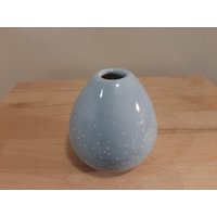 Kleine Vase Aus Keramik, Handbemalt, Spülmaschinenfest von schwarzweissundbunt