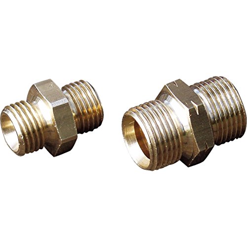 Doppelnippel Verbindungsmuffe Schlauchverbinder Fitting 3/8 links oder 1/4 rechts, Typ:1/4''re x 1/4''re von schweisser-king