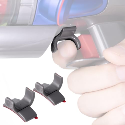 sciuU [2er Pack] EIN/AUS Ausschalter Steuerklemme Kompatibel mit Dyson V10 V11 V15 - Auslöser-Arretierung ON/OFF - Schiebe-Klemme für Absolute Animal Motorhead Outsize (NICHT für V6 V7 V8) von sciuU
