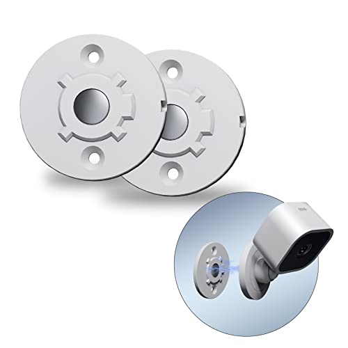 sciuU Magnetisch Wandhalterung kompatibel mit Blink Mini Kamera, [2 Stück] Magnet Halter Hook Zubehör für Blink Mini Überwachungskamera, Installation mit Selbstklebende oder Schrauben von sciuU