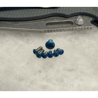 Aqua Candy Blau Edelstahl Schrauben Für Demko 20.5 Messer Pivot, Waage & Taschenclip von screw4you