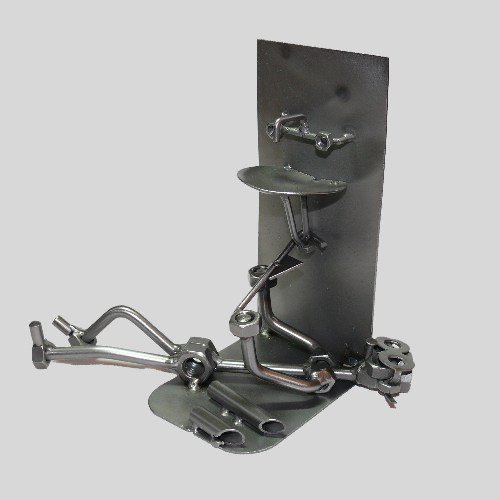 screwman SCHRAUBENMÄNNCHEN Installateur unterm Waschtisch von screwman