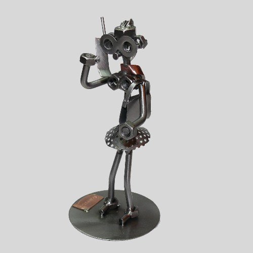 screwman SCHRAUBENMÄNNCHEN Sekretärin mit Handy von screwman