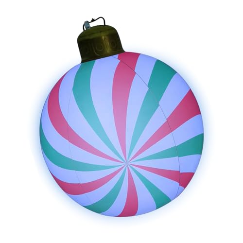 scyca Aufblasbare Weihnachtskugel für den Außenbereich, große aufblasbare Weihnachtskugel | Riesige aufblasbare Weihnachtsdekoration für den Außenbereich, 58,4 cm, zum Aufblasen von beleuchteten scyca Aufblasbare Weihnachtskugel für den Außenbereich, große aufblasbare Weihnachtskugel | Riesige aufblasbare Weihnachtsdekoration für den Außenbereich, 58,4 cm, zum Aufblasen von beleuchteten von scyca