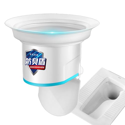 scyca Geruchsverschluss für Toilette, geruchshemmend, geruchshemmend, geruchshemmend, mit automatischem Verschluss zum Öffnen und Schließen des Badezimmers, geruchsdichter WC-Deckel für von scyca