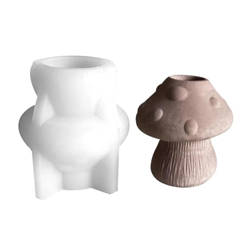 scyca Kerzenhalter Formen für Epoxidharz, Kerzenhalter aus Silikon für Harz, antihaftbeschichtete Kerzenhalter in Pilzform, Form für Säulenleuchter, Form für scyca Kerzenhalter Formen für Epoxidharz, Kerzenhalter aus Silikon für Harz, antihaftbeschichtete Kerzenhalter in Pilzform, Form für Säulenleuchter, Form für von scyca