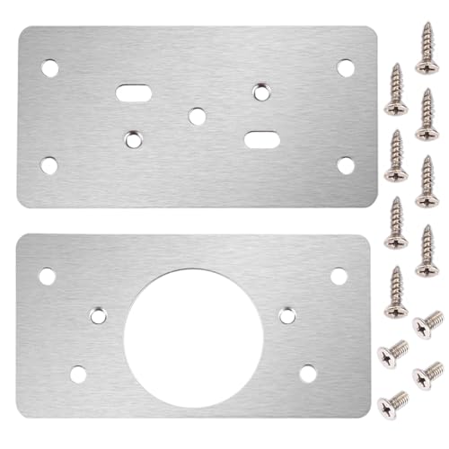 scyca Reparatur-Befestigungsplatten, Reparaturplatte für Schrank | verdickte Scharnierplatte | Reparatur-Befestigungsplatten aus Edelstahl | Ersatzset von scyca
