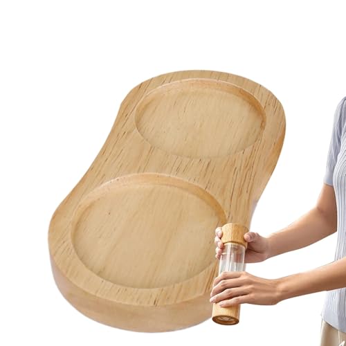 scyca Salz- und Pfefferstreuerhalter, Salz- und Pfeffermühlenablage | Schutzschale zum Pfeffermahlen, Ständer für Pfeffermühle | Praktischer Arbeitsplatte Organizer von scyca