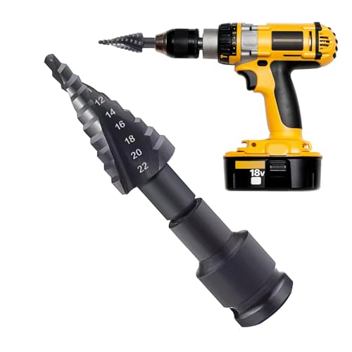 scyca Stufenbohrer, Stufenbohrer für Metall | Hochgeschwindigkeitsstahlbohrer - Intensivierter Bohrer mit Löchern in verschiedenen Größen, verstärkte Bohrer, Haushaltswerkzeuge für scyca Stufenbohrer, Stufenbohrer für Metall | Hochgeschwindigkeitsstahlbohrer - Intensivierter Bohrer mit Löchern in verschiedenen Größen, verstärkte Bohrer, Haushaltswerkzeuge für von scyca