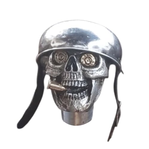 scyca Totenkopf-Schaltknauf | Totenkopf-Schaltknauf | Schaltknauf mit Schädel-Schaltgriff | Handgefertigter Schaltknauf für Auto scyca Totenkopf-Schaltknauf | Totenkopf-Schaltknauf | Schaltknauf mit Schädel-Schaltgriff | Handgefertigter Schaltknauf für Auto von scyca