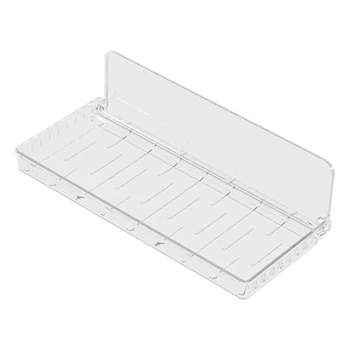 scyca Transparente Acrylregale, transparente Wandregale | Innovatives, robustes transparentes Acrylregal mit faltbarem Design, schwebende Acrylregale, Organizer von scyca