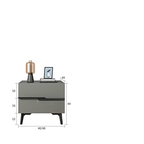 Schlafzimmertisch, Nachttisch, Schlafzimmer, Aufbewahrungsschrank, Schließfach (Farbe: 1, Größe: klein) (2 klein) von sdfuhesfgydegfhvshcs