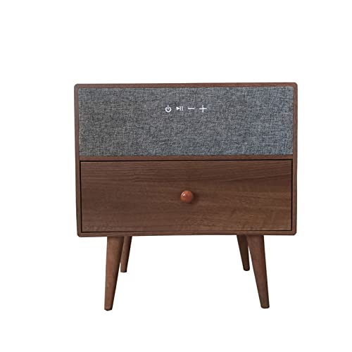 Schlafzimmertisch, modernes Design, Wohnmöbel, quadratisch, Schublade, Nachttisch, Nachttisch mit BT-Lautsprecher und kabellosem Ladegerät Schlafzimmertisch, modernes Design, Wohnmöbel, quadratisch, Schublade, Nachttisch, Nachttisch mit BT-Lautsprecher und kabellosem Ladegerät von sdfuhesfgydegfhvshcs