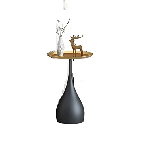 Schlafzimmertisch Sofa Beistelltisch Minimalistischer Nachttisch Runder Nachttisch Wohnzimmer Mini Couchtisch Schlafzimmer (Farbe: 1) (2) von sdfuhesfgydegfhvshcs
