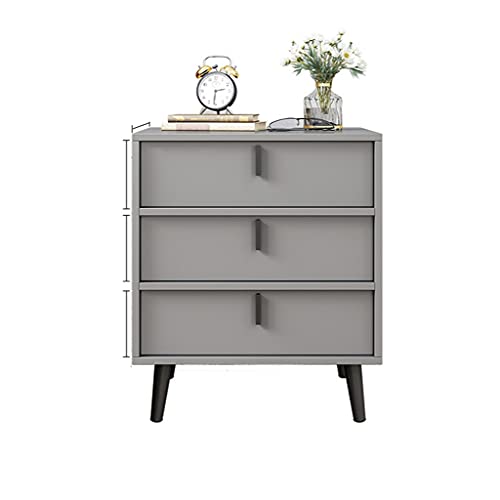 Nachttisch, Mini-Nachttisch, modern, schlicht, Schlafzimmermöbel, Holzkommode, 3 Schubladen (Farbe: Stil zwei, Größe: 40 cm) (Stil 2 40 cm) von sdghfghdbghgfyedvfvjk