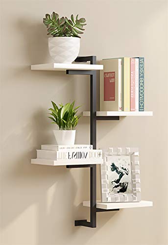 Hängeregal zum Aufhängen, schwebende Regale für Wand, Heimdekoration, Eisenhalterung im Einklang mit modernem Zuhause, Massivholz mit Montagezubehör Hängeregal zum Aufhängen, schwebende Regale für Wand, Heimdekoration, Eisenhalterung im Einklang mit modernem Zuhause, Massivholz mit Montagezubehör von sdhgsdgdhsavbxc