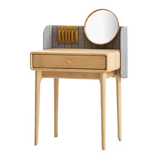 Schminktisch Wolle Horten nordischer Stil Frisiertisch Massivholz Schminktisch Schlicht Schlafzimmer Frisiertisch Holz von sdhgsdgdhsavbxc