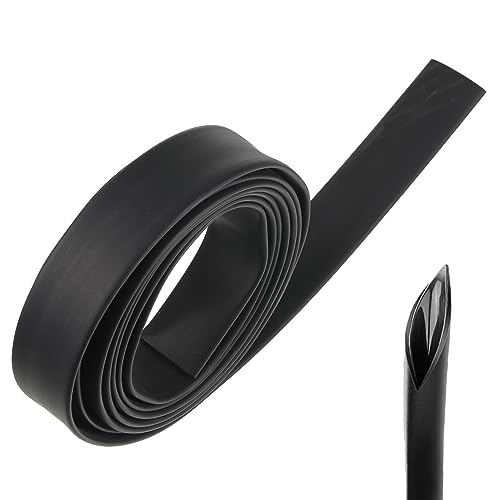 3:1 Schrumpfschläuche, Ø15.4mm x 2m Länge, Schrumpfschlauch Meterware,Doppelwandiger Schrumpfschlauch Wasserdicht,Isolierband Kabel Verbinden Schrumpfschläuche, Heat Shrink Tube Set, Schwarz von sdhiiolp