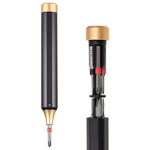 Feinmechaniker Schraubendreher Set, 10 in 1 Präzision schraubenzieher set mit Magnetischen S2 Stahl-Bits,Tragbares feinmechaniker werkzeug set für Elektronik, Brille, Uhr,Gold Feinmechaniker Schraubendreher Set, 10 in 1 Präzision schraubenzieher set mit Magnetischen S2 Stahl-Bits,Tragbares feinmechaniker werkzeug set für Elektronik, Brille, Uhr,Gold von sdhiiolp