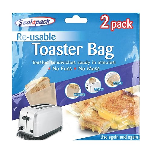 Sealapack SAP010-24 Toasterbeutel, Kunststoff, silberfarben von Sealapack