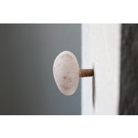 Kleine Quarz Steine Wandhaken - Japandi Badezimmer Tuchhalter Garderobe Kleiderhaken von seazencity