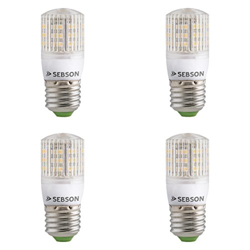 SEBSON® 4er Pack E27 LED 3W Lampe - vgl. 25W Glühlampe - 240 Lumen - E27 LED warmweiß - LED Leuchtmittel 280° von SEBSON