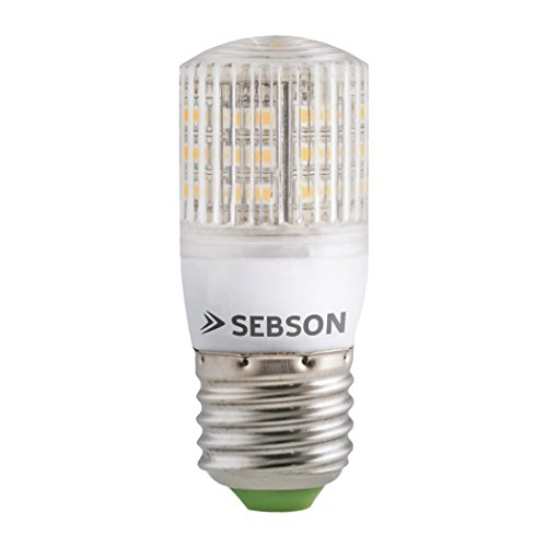 SEBSON® E27 LED 3W Lampe - vgl. 25W Glühlampe - 240 Lumen - E27 LED warmweiß - LED Leuchtmittel 280° von SEBSON