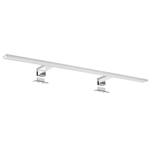 SEBSON® LED Spiegelleuchte 80cm, Bad IP44, Aufbauleuchte + Klemmleuchte, Spiegelschrank-Leuchte, neutralweiß 4000K, 800x108x39mm, 15W, 1000lm von SEBSON