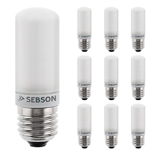 SEBSON 10er Pack E27 LED 3,8W Lampe - vgl. 40W Glühlampe - 360 Lumen - E27 LED Warm Weiß - LED Leuchtmittel 160° [Energieklasse A++] von SEBSON