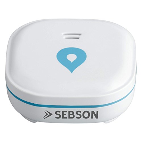 SEBSON Wassermelder Mini GS153, 10 Jahres Langzeit-Batterie, Wasseralarm, Wasserwächter 60x60x24,2mm, Wassersensor mit Lithium Batterie von SEBSON