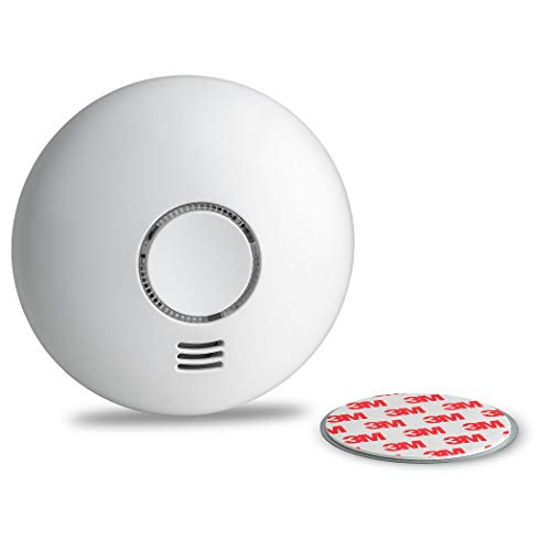 SEBSON Rauchwarnmelder Funk mit Hitzewarnmelder, DIN EN 14604 Zertifiziert, fotoelektrischer Rauchmelder vernetzbar, inkl. Magnetbefestigung von SEBSON