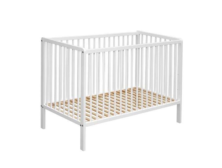 B-Ware B-Ware Amal Ii Möbel Kinderbett Julia Weiß 70 X 140 Cm Babybett Gitterbett Bett Möbel von second-circle