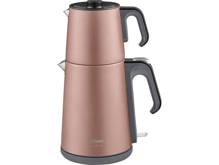 B-Ware B-Ware Arzum Teekocher Teebereiter Cay Sefasi Teekanne Granatapfel Warmhaltefunktion von second-circle