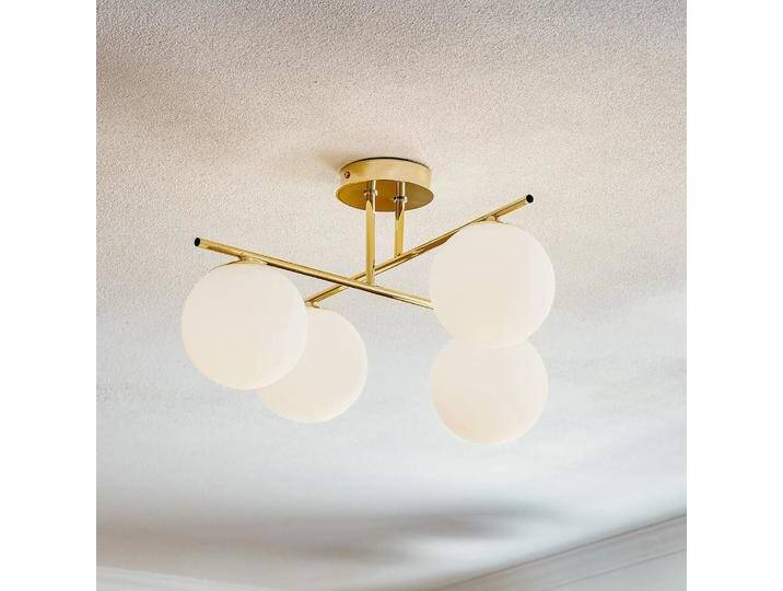 B-Ware B-Ware Aurora Deckenleuchte Lampe Gold Glas E14 4flg ø50cm Wohnbeleuchtung Dimmbar B-Ware B-Ware Aurora Deckenleuchte Lampe Gold Glas E14 4flg ø50cm Wohnbeleuchtung Dimmbar von second-circle