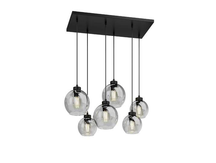B-Ware B-Ware Euluna Hängeleuchte Cubus Hängeleuchte Lampe Leuchte Sechsflammig E27 Glas Graph von second-circle