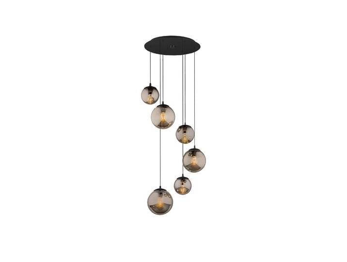 B-Ware B-Ware Euluna Hängeleuchte Smoky Mit Glasschirmen Pendelleuchte Hängelampe Lampe 6 Flg. von second-circle
