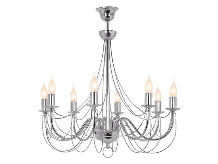 B-Ware B-Ware Euluna Kronleuchter Retro Achtflammig 75cm Chrom Pendelleuchte Hängeleuchte E14 von second-circle